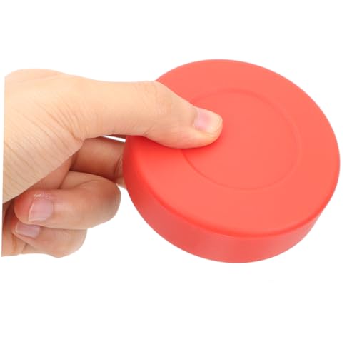 Yardwe Adjustable PVC Flat Hockey Balls with Reusable Mesh Bag for Indoor and Outdoor Training for Beginners3