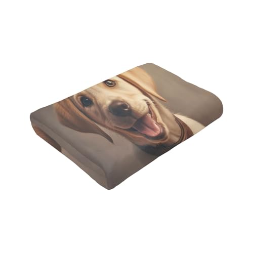 Couverture flanelle labrador douce idée cadeau maîtres de chien - 8