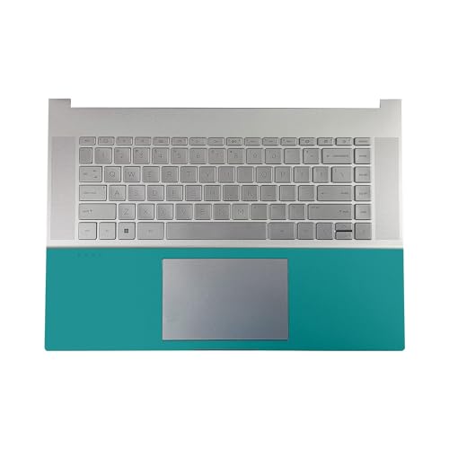 Image of Gaming Skin Compatible with HP Envy x360 16 inch (2023) - Solid Teal - Premium 3M Vinyl Protective Wrap Decal Cover - Easy to Apply | Crafted in The USA by MightySkins