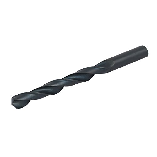 Aexit 13mm Dia Tool holder HSS 2-Flute Straight drill hole Twist Drill Bit Drilling Tool Black Model:32as451qo52