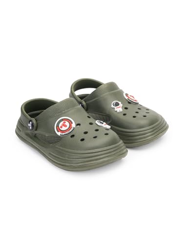 Image of toothless Kids Boys Green Grey Clogs
