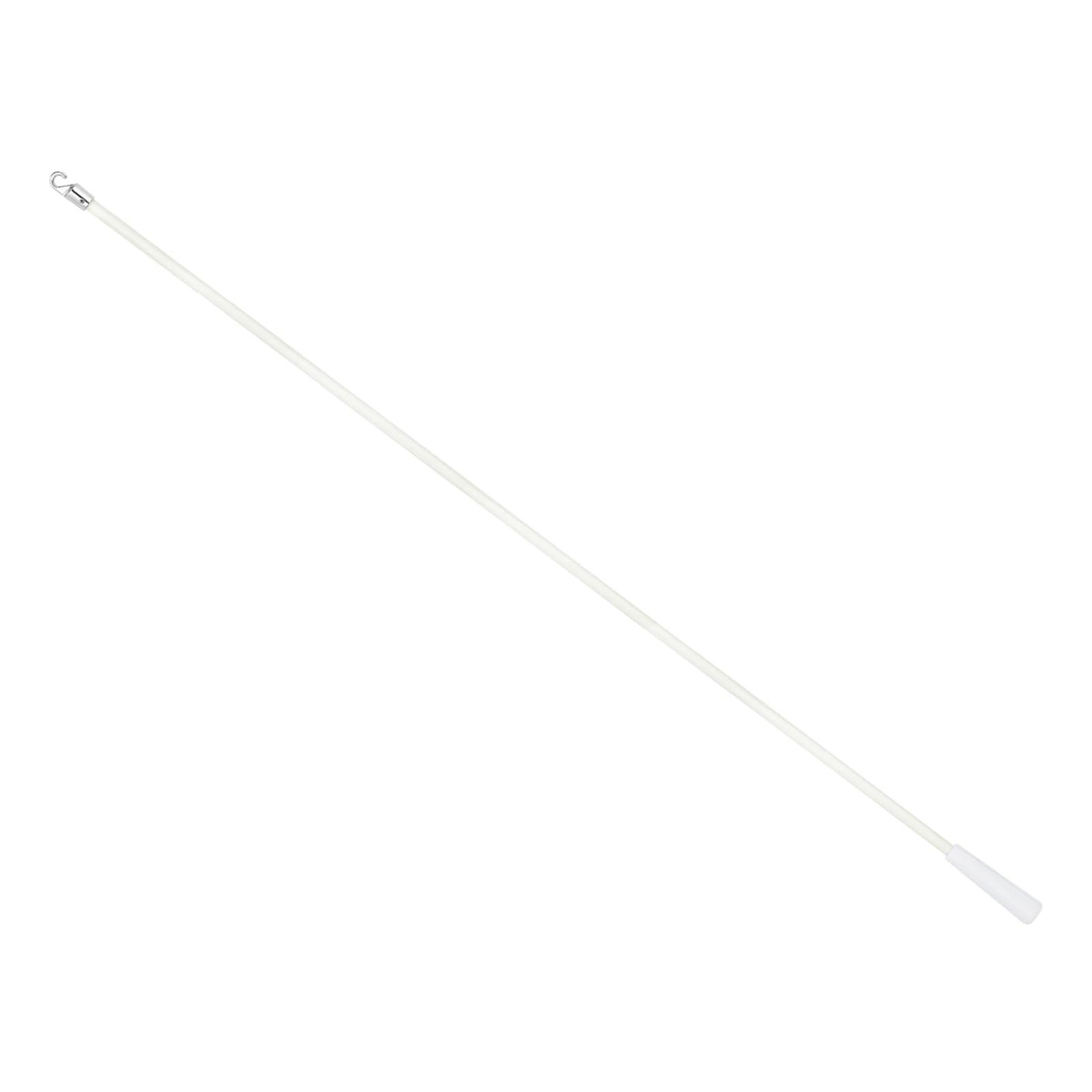 sourcing map 40" Blinds Wand Replacement, PVC Blinds Tilt Wand with Hook and Grip, Vertical Blinds Rod Stick for Window Curtain Opener Accessory, White