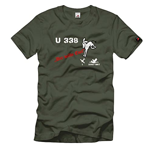 T-Shirt U-338 Unterseeboot le cadeau idéal pour passionné d'histoire navale