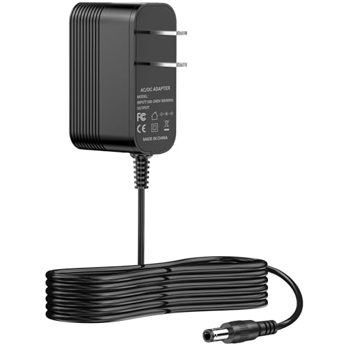 12V Power Cord for Alesis Recital 88-Key 61-Key Digital Piano Keyboard Charger Replacement for Alesis 7-10-1215 Adapter Power Supply