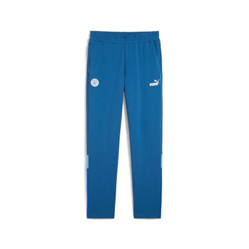 PUMA Men's Manchester City FtblArchive Tracksuit Bottoms, Lake Blue Racing, S