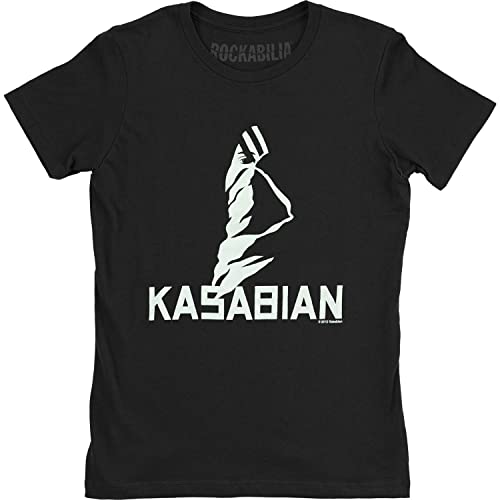 Photo de Kasabian Ultra Skinny T-Shirt à Manches Courtes pour Femme, Noir, 40