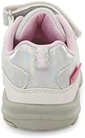 OshKosh B'Gosh girls Os22c04b Sneaker, Silver, 4 Toddler US | Image 2