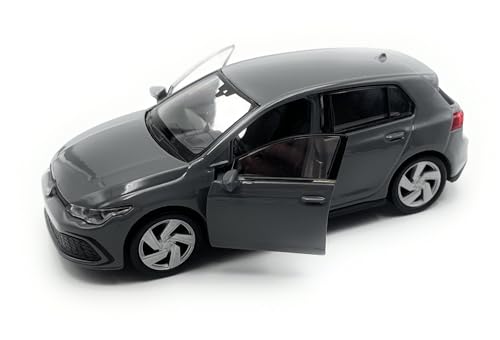 Onwomania Modèle de Voiture Compatible avec Golf 8 l GTI 1:34-39 Couleur aléatoire Véhicule Miniature