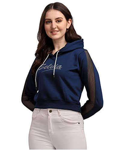 Image of Selvia Women's Cotton Blend Hooded Sweatshirt