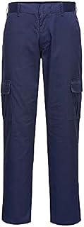 Portwest Slim Fit Combat Trouser, Size: 44, Colour: Navy, C711NAR44