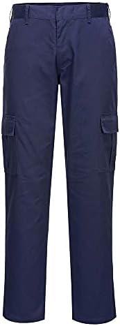 Portwest Slim Fit Combat Trouser, Size: 44, Colour: Navy, C711NAR44