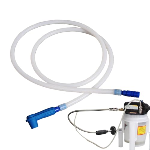 Bomba de sifón de agua – Transferencia de de 79 pulgadas | Tubo manual ABS – Tubo de succión de combustible transparente para automóviles, barcos, motocicletas, equipos de césped. Herramientas