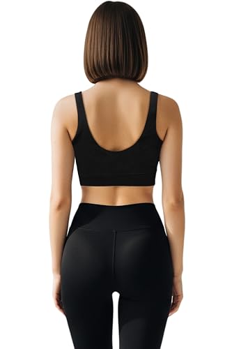 Women's Activewear Set - High Print Leggings and Bra - Stretchy Polyester Blend4