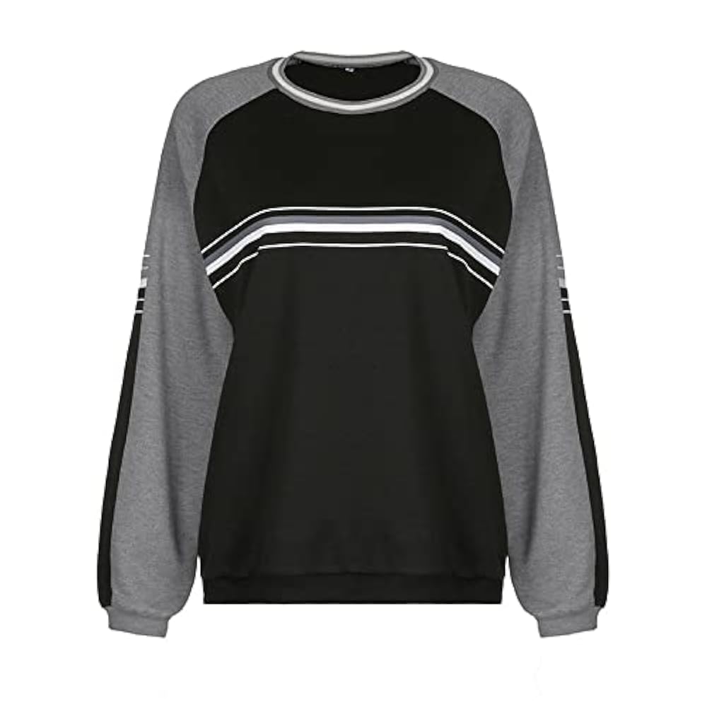Grunge Striped Sweater Y2K Harajuku Hip Hop Knit Pullover
