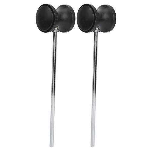 2 Pçs Bumbo Pedal Mallet Feltro Bumbo Batedor Com Cabeça Redonda de Feltro para Bumbo Pedal Batedor