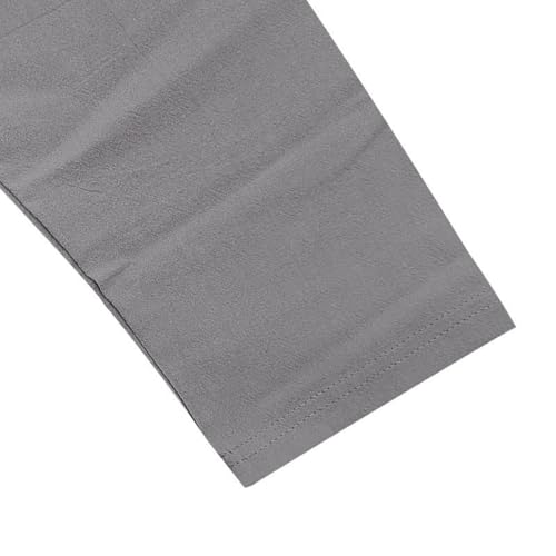 Men Cotton Linen Long Sleeve Button Down Shirt Summer Casual Beach Lightweight Hoodies with Pockets4