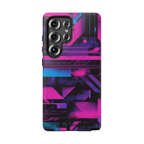 Coque brillante pour Samsung Galaxy S25 Ultra l'élégance du motif abstrait rose