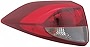 KarParts360 For Hyundai Tucson Tail Light 2016 2017 2018 Outer Driver Side Bulb Type For HY2804137 | 92401-D3010