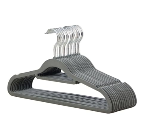 MELA'S Samt Kleiderbügel, 20er Set