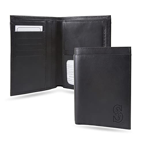 Seattle Mariners Black Leather Traveling RFID Blocking Wallet with 14 total slots/pockets