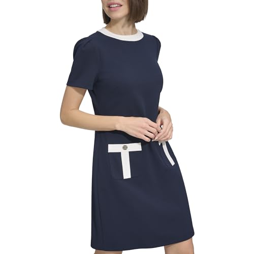 Tommy Hilfiger Women's Pocket Trim Shift Dress3