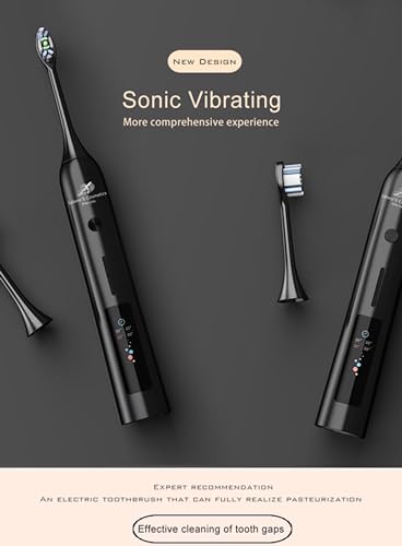 Lalano`S Smart Sonic Schallzahnbürste T1 – Elektrische Zahnbürste mit LCD Memory Screen, 3 Modi, 5 Intensitäten, 2 Bürstenköpfe, 60 Tage Akku, für empfindliches Zahnfleisch & Implantate – Bild 6