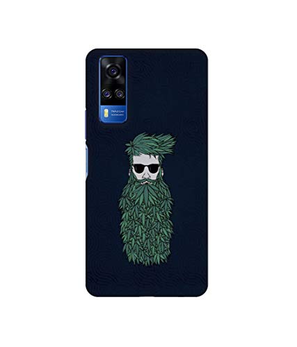 Image of Beard Man Design 3D Printed Hard Back Case Cover for Vivo Y51A / Y31 (2021)