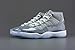 Nike mens Jordan 11 Retro shoes, Medium Grey/White-cool Grey, 9