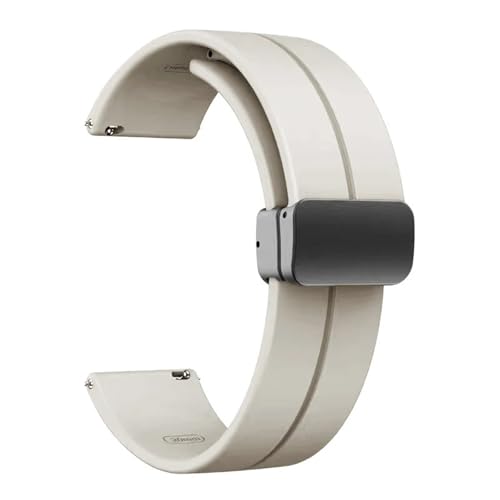 Bracelet magnétique silicone 22mm montre sport à fermeture rapide