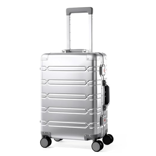 What is the strongest material for luggage VentureVault Aluminum Carry On Suitcase