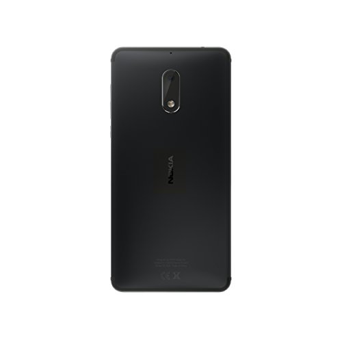 Nokia 6 Smartphone 32GB, 5.5" Skärm, 16MP Kamera - Matt Svart 2017