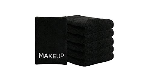 Kaufman  100% Cotton Makeup Remover Face Towel 6-Pack  13in x 13in  Reusable Facial Cleansing Ultra Soft and Absorbent Makeup Washcloths