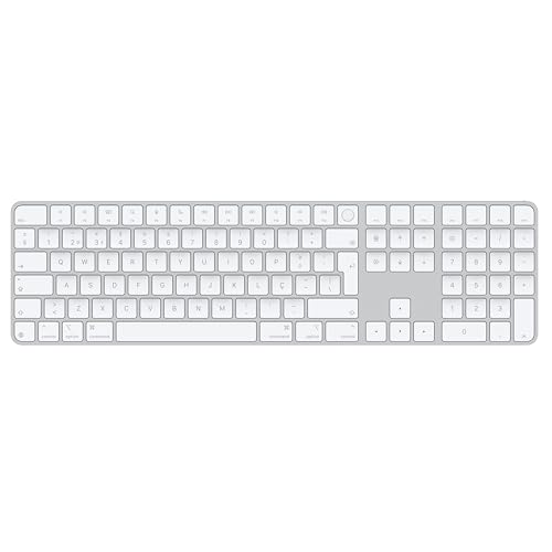 Apple Magic Keyboard con Touch ID y Teclado numérico para Modelos de Mac con Chip de Apple - Portugués - Teclas Blancas ​​​​​​​