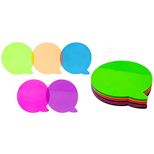 Notes autocollantes transparentes allydrew (lot de 5) imperméables pour bureau