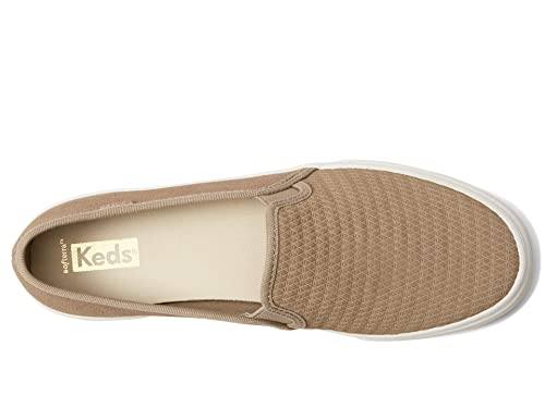 Image of Keds Womens Double Decker Canvas Slip On Sneakers Shoes Casual - Black