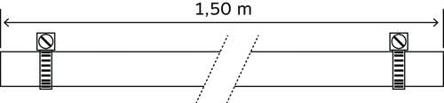 SOMATHERM FOR YOU, Gummischlauch 1,5m für Butan/Propangas - 5 Jahre Lebensdauer - inkl. 2 Schlauchschellen - passend für alle Gasflaschen