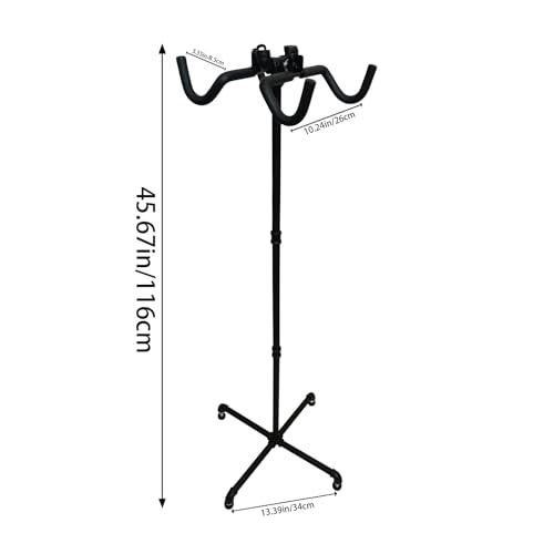 Support d'arc anti-basculement avec deux crochets pour accessoires - 3