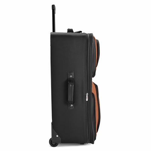 Image of Travel Select Amsterdam Softside Expandable Luggage with Rolling Wheels, Orange, 29-Inch Large
