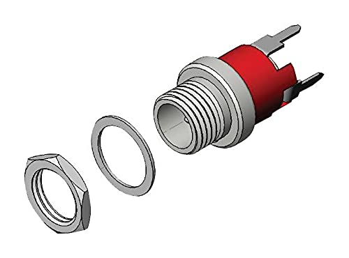 SWITCHCRAFT/CONXALL - PC721A - DC Power Connector 5 A Panel Mount 2.1 mm Through Hole Jack-6pack