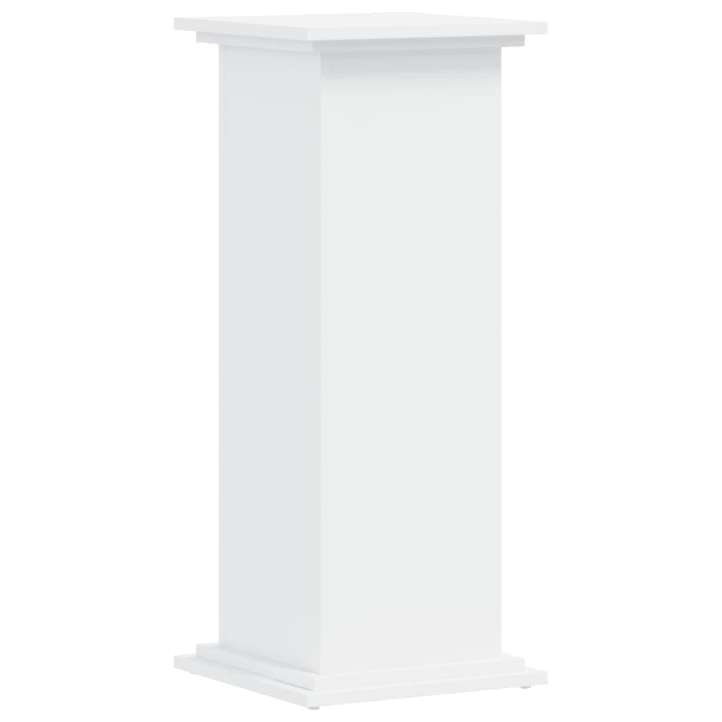 Vidaxl White Plant Stand, Plant Pot Stand For Indoor Living Room, Plant Holder For Decorative, Flower Stand Flower Pot, Engineered Wood