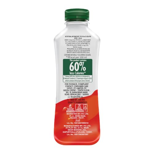 Image of B Natural Cranberry Juice (No Added Sugar), 750ml (Pack of 3)