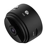 Mini câmera espiã WiFi XINKEJI HD 1080P sem fio, câmera de vídeo escondida, pequena câmera de com visão noturna e movimento ativado, Câmera de Monitoramento 360º