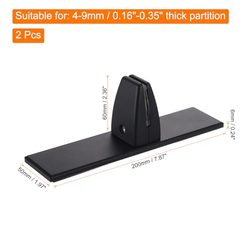 Support de fixation pour cloison de bureau pour diviser et isoler les tables