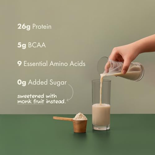 Image of Cosmix No Nonsense Plant Protein | Pea & Brown Rice Isolate | Plant Based | 26g Protein /Serving | Easy To Digest | All Essential Amino Acids- 1 kg | Classic Unflavoured - 500g (Pack of 2)