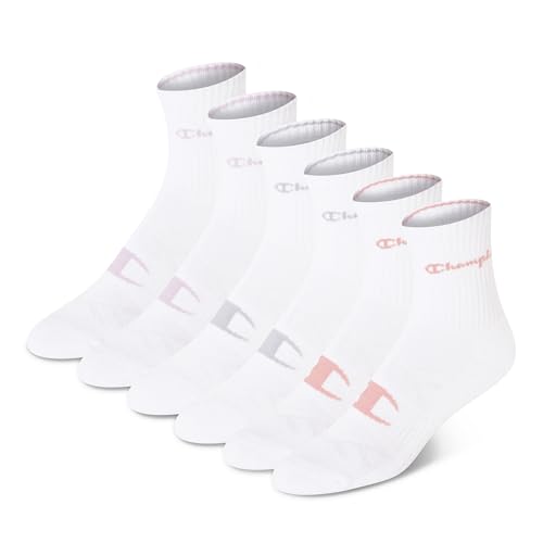 6PK WOMENS CUSHION HIGH QUARTER