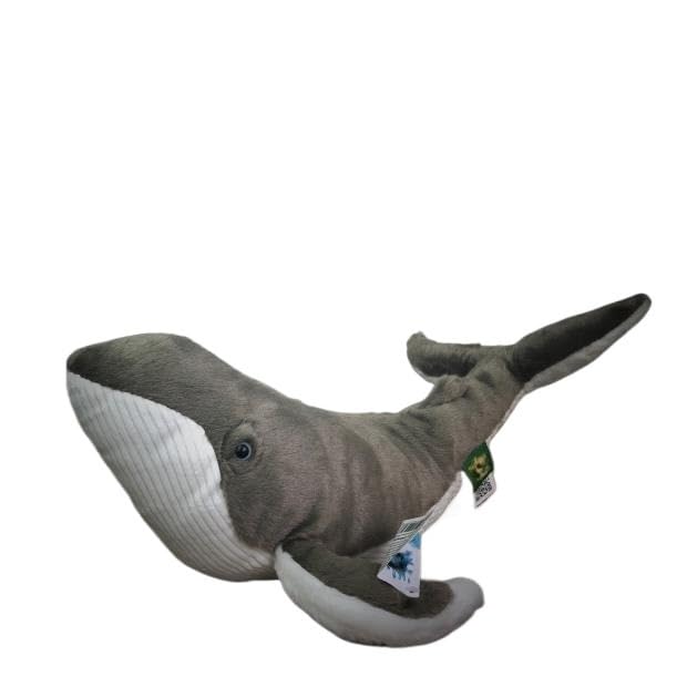 Peluche baleine à bosse animal marin jouet réaliste et doudou doux pour collectionneur