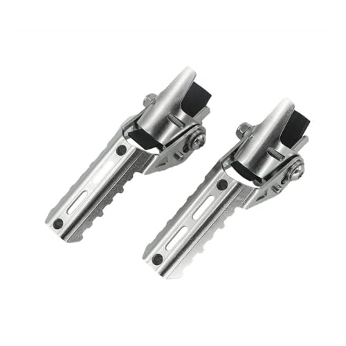 Repose-pieds moto pliables et antidérapants pour tubes de 22 à 25 mm