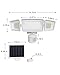 Ensenior 5 Motion Sensor Modes Solar Security Light, 1800LM 270° Wide Angle 3 Heads LED Flood Lights, IP65 Waterproof Wall Lights, Separate Solar Panel Remote Control Solar Lights Outdoor