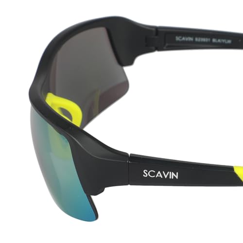 Image of Sporty Sunglasses For Men - Half Rim Polycarbonate Sunglass For Men, Boys (S23931-HF)