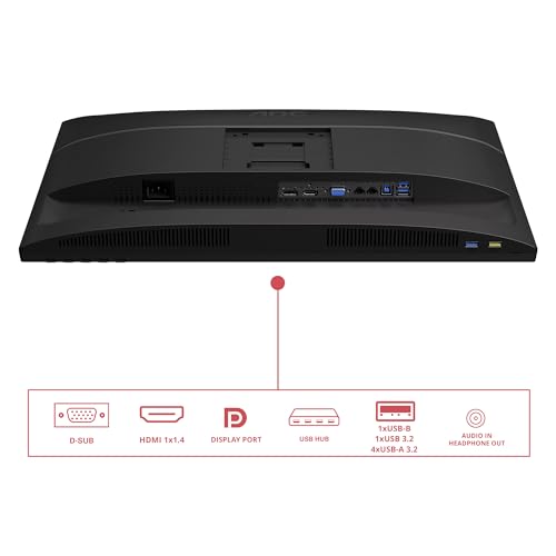 Aoc, Monitor Pc 24'' Full Hd Led, Nero, X24E4U - 7